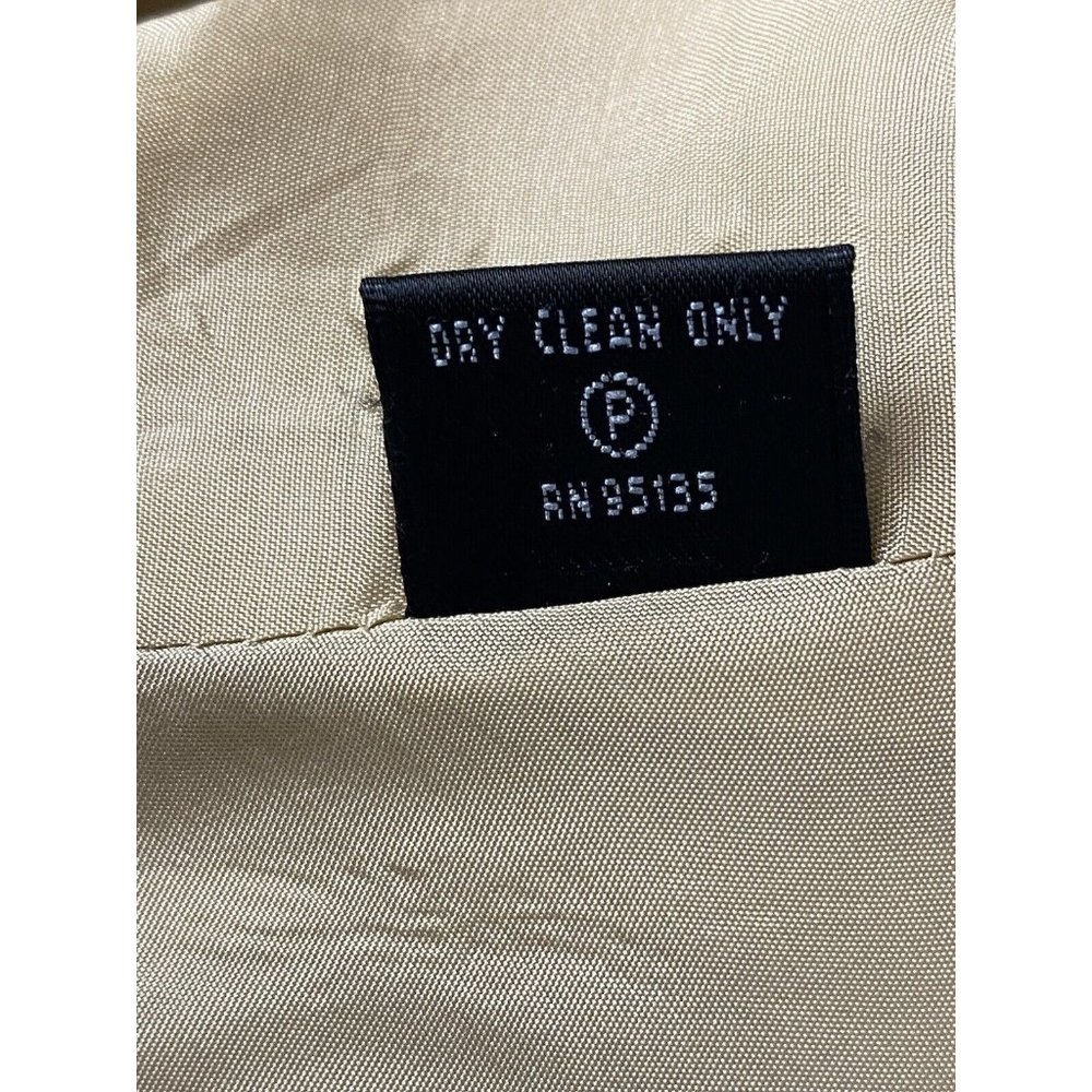 Lafayette 148 New York Gold linen designer Blazer size 10 - Picture 7 of 11